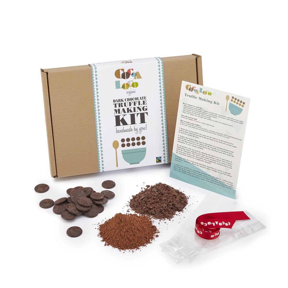 Dark Chocolate Truffle Making Kit, £9.99