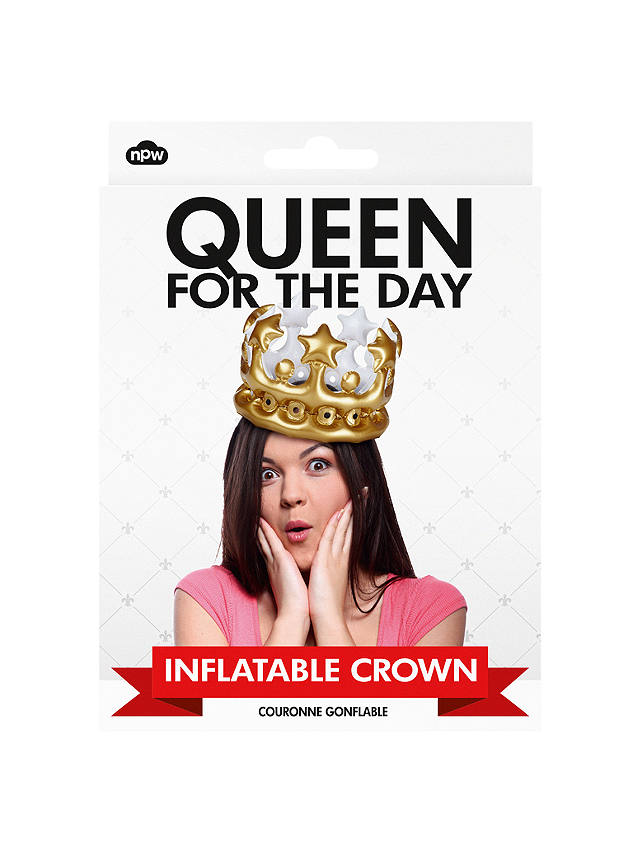 NPW Inflatable Queen Crown, £4.50