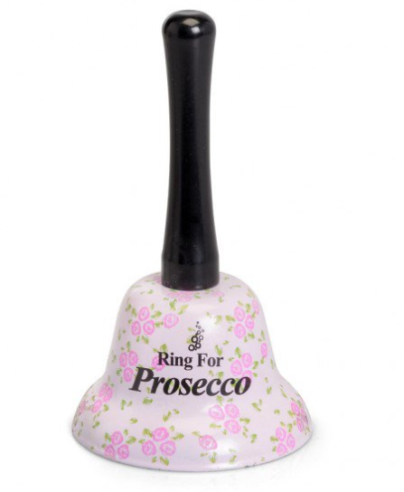 Ring for Prosecco Bell, £5.00