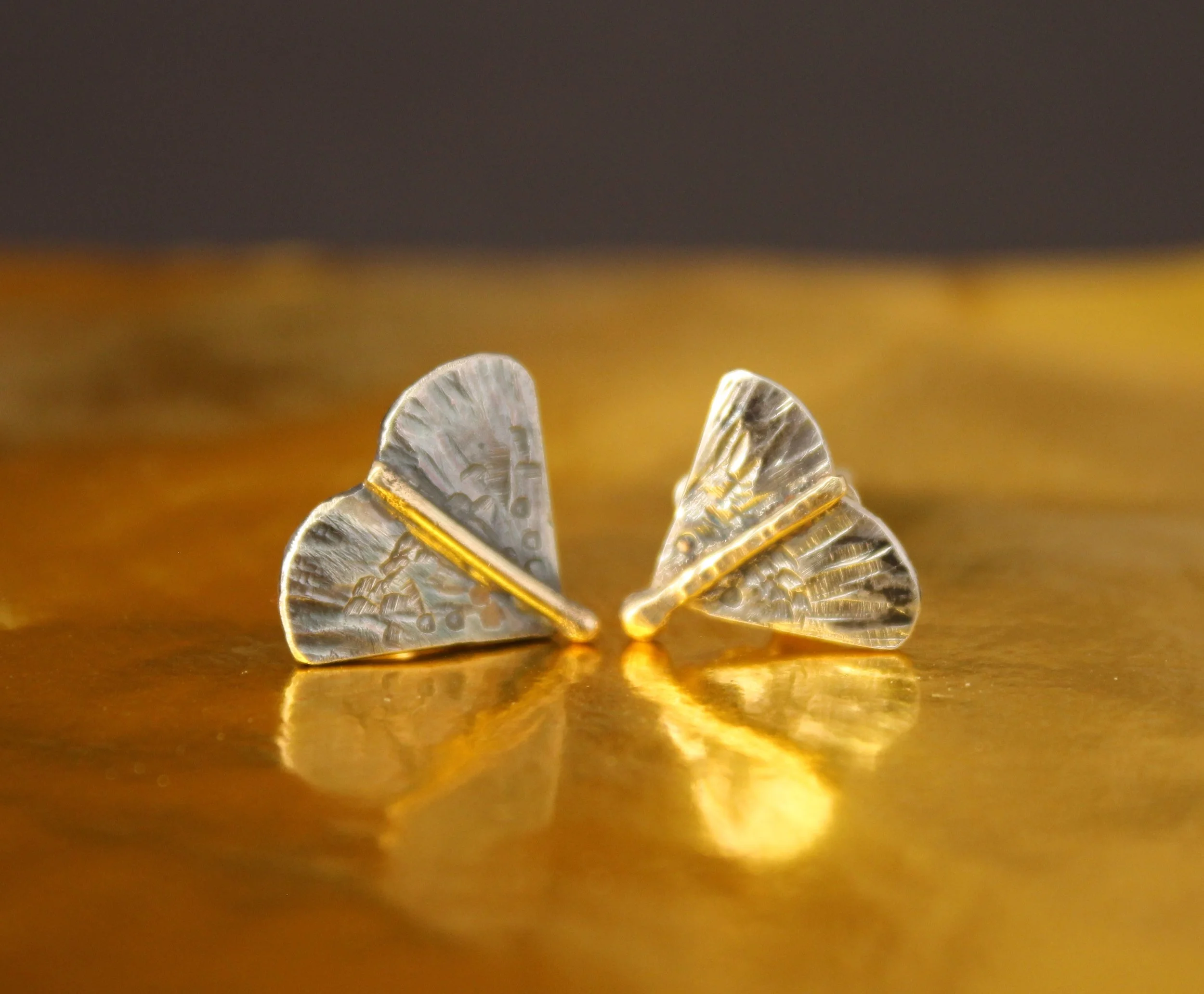 Moth Stud Earrings