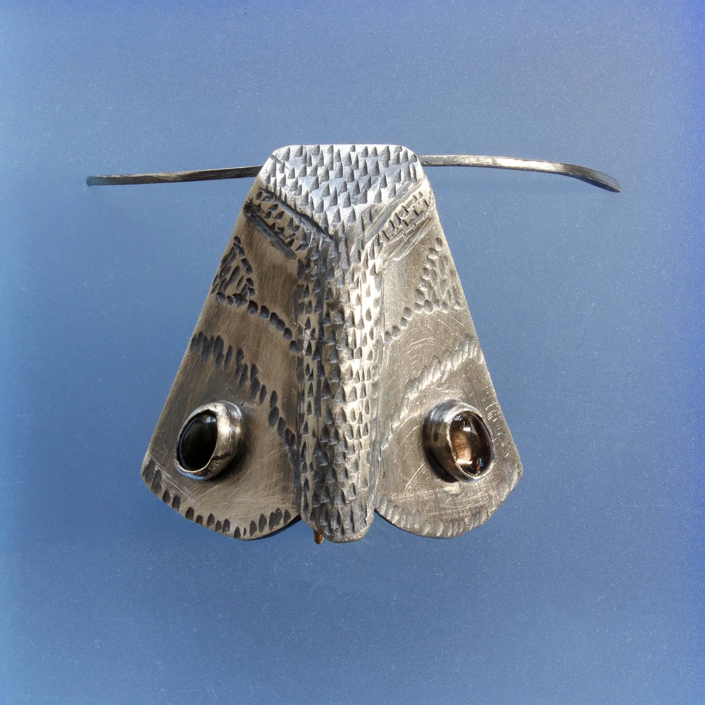 Soot Moth Brooch