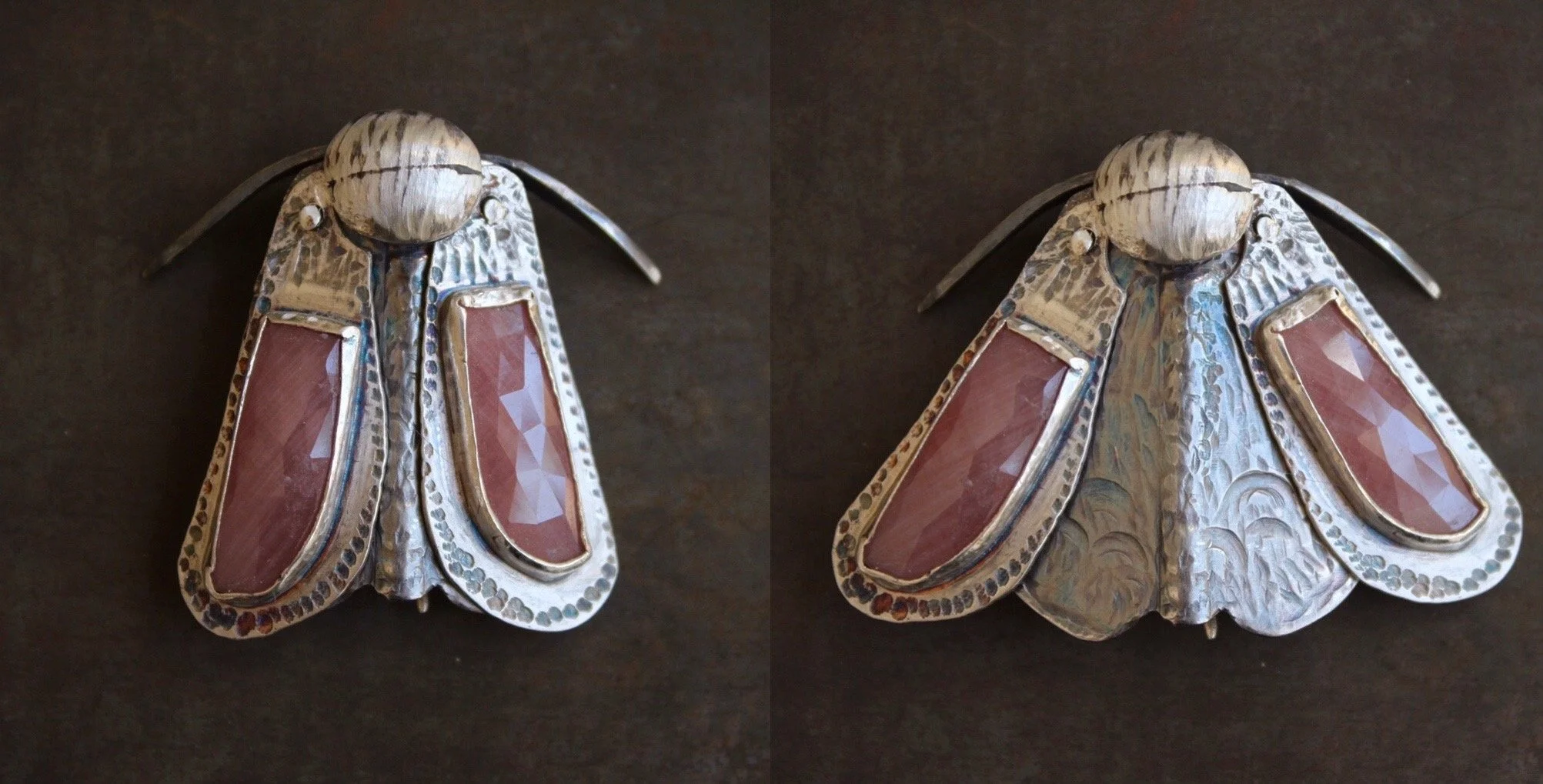 Gentle Moth Brooch