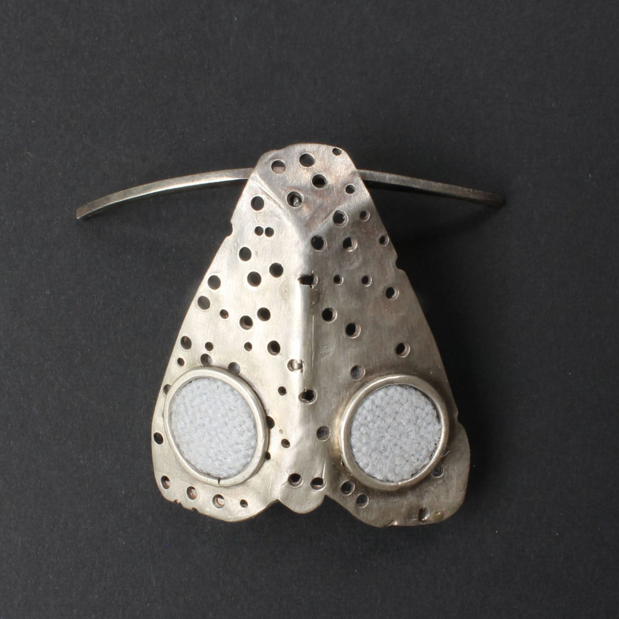 Cloth Moth Brooch