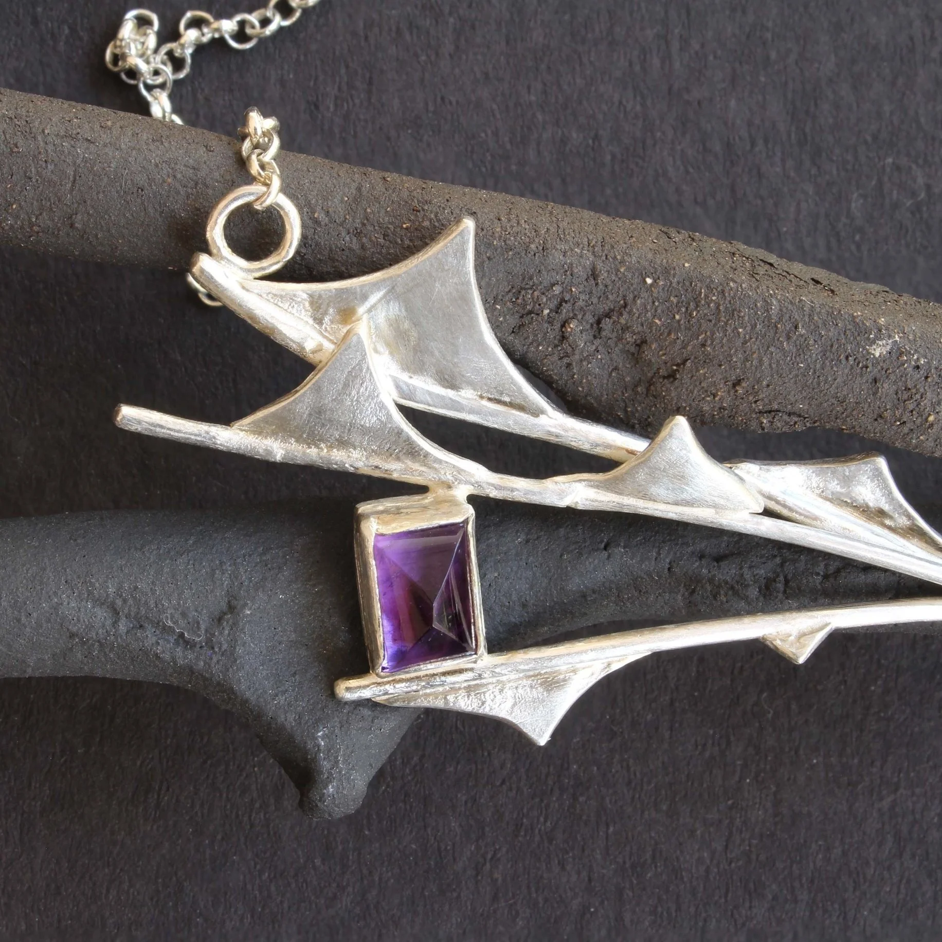 William Lobb Thorn Sprig Necklace
