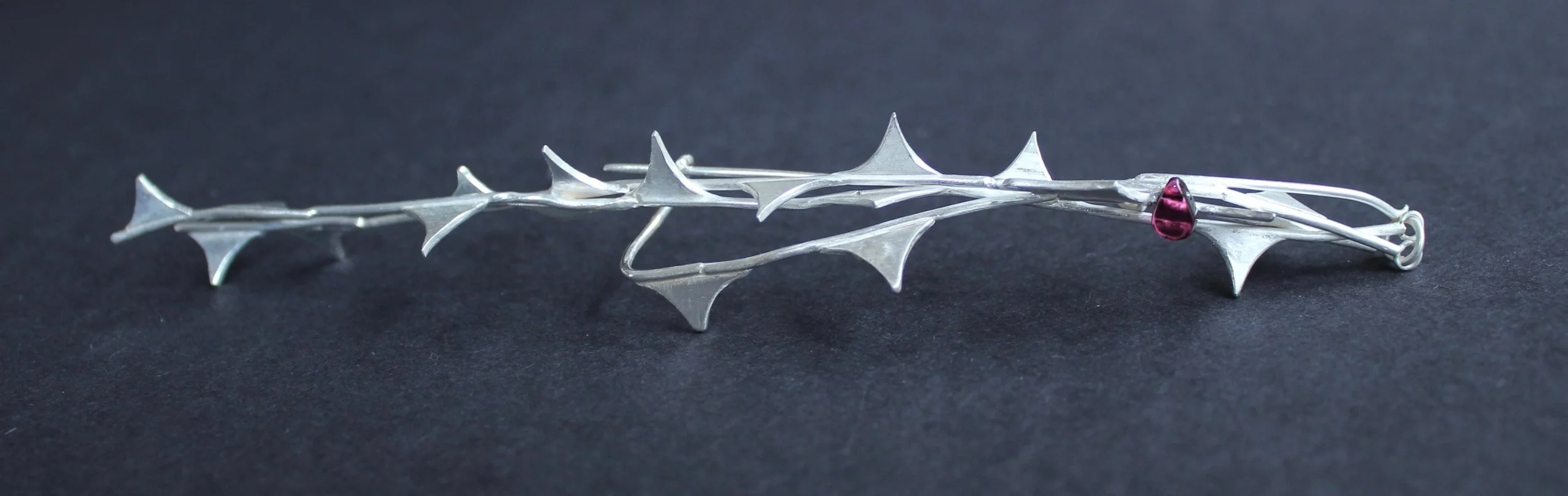 'Blood Amongst the Thorns' Brooch