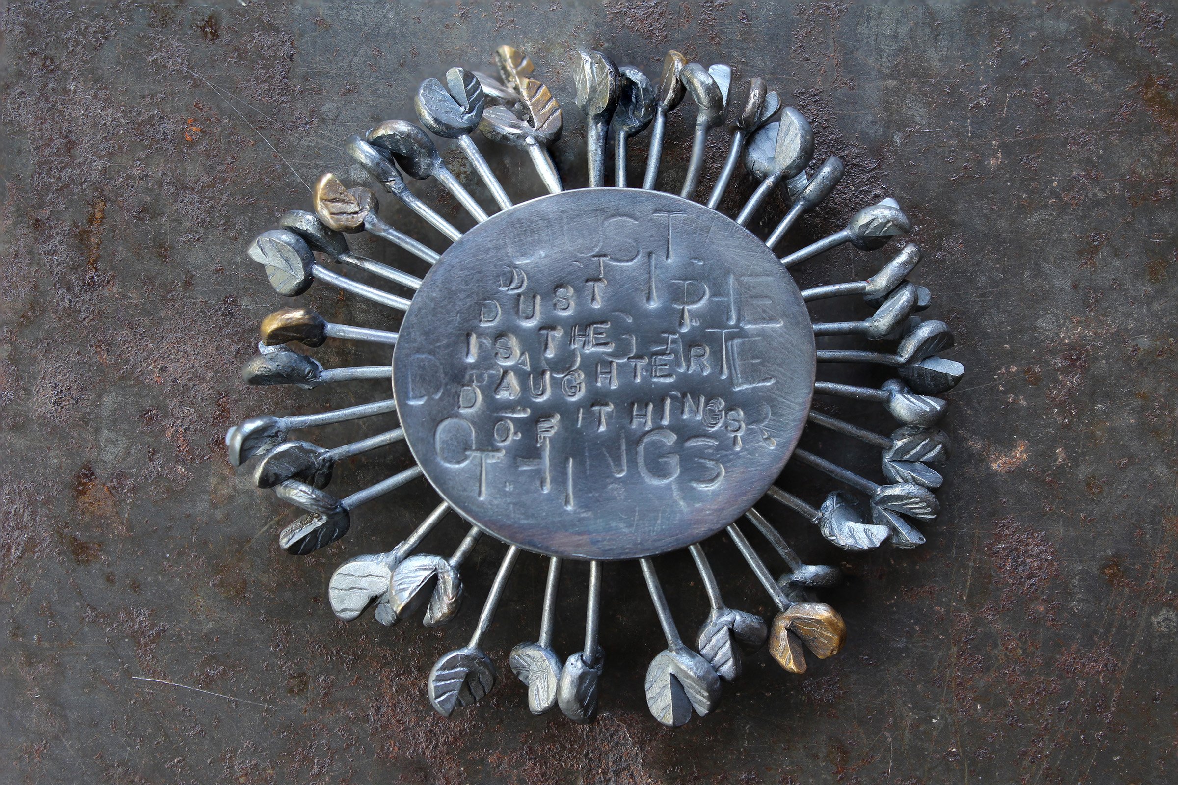 'Dust is the Daughter of Things' Brooch