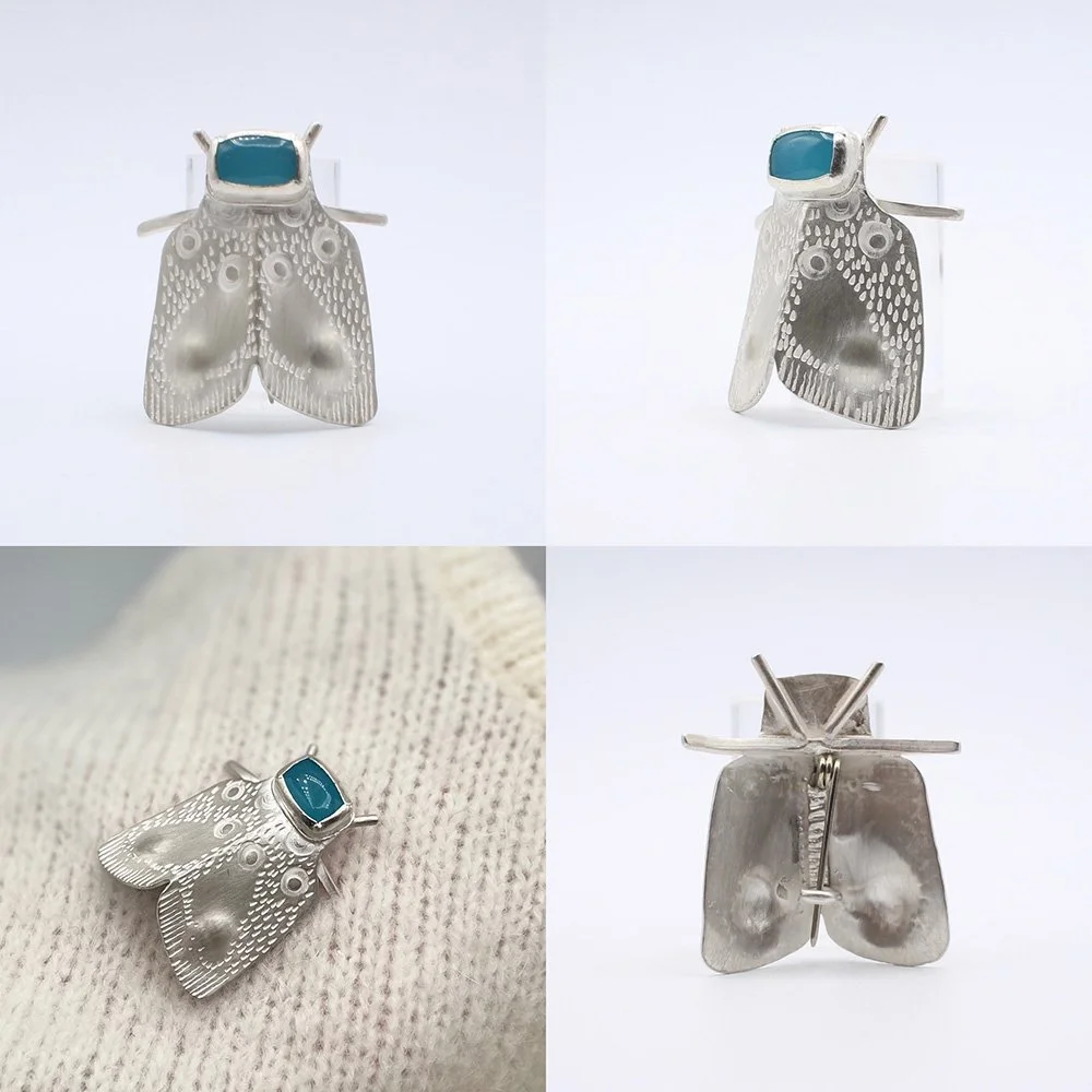 Betty Moth Brooch