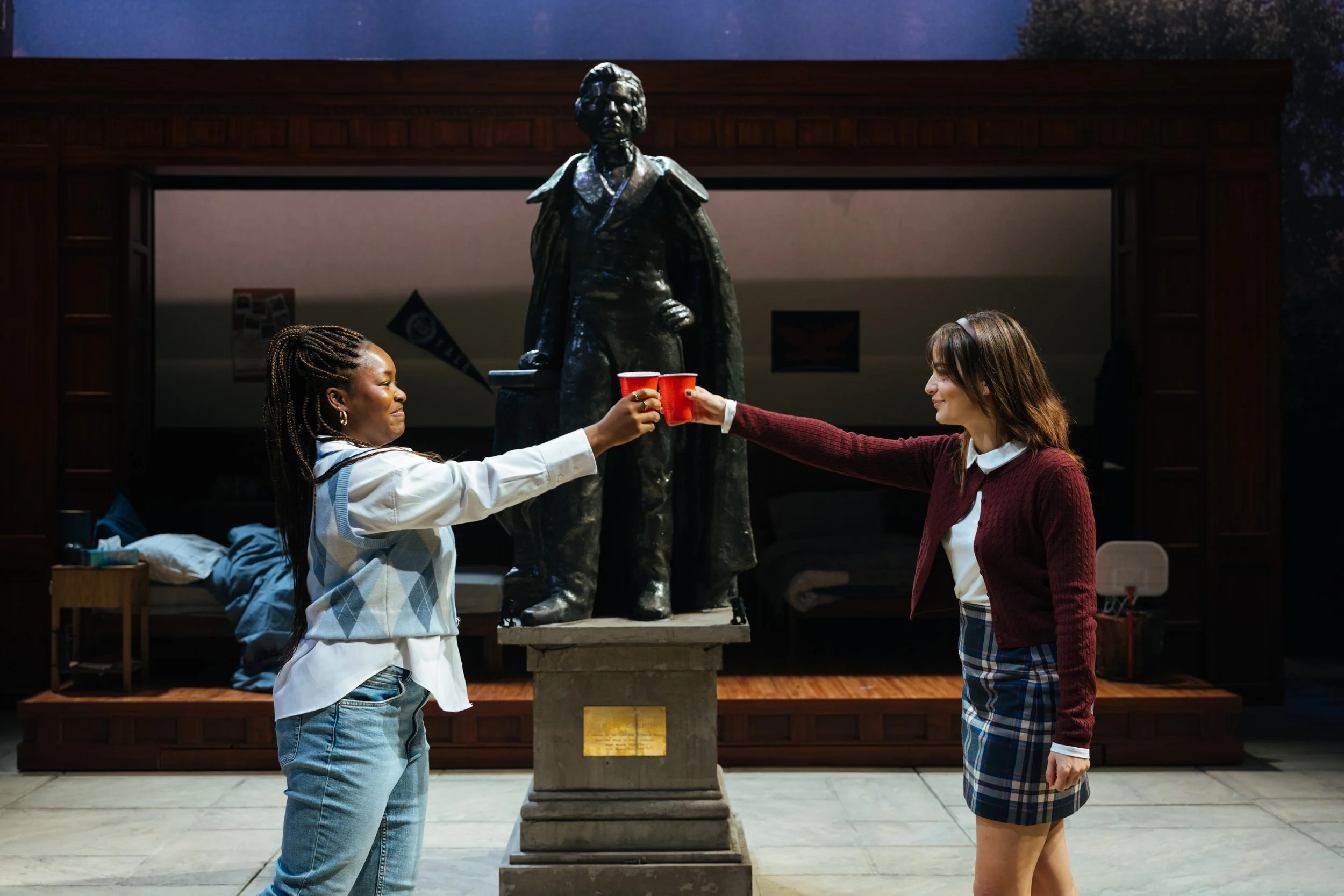 Bola Akeju (Stacy) & Céline Buckens (Annabelle) in Safe Space at Chichester Festival Theatre Photo Helen Murray_54.jpg
