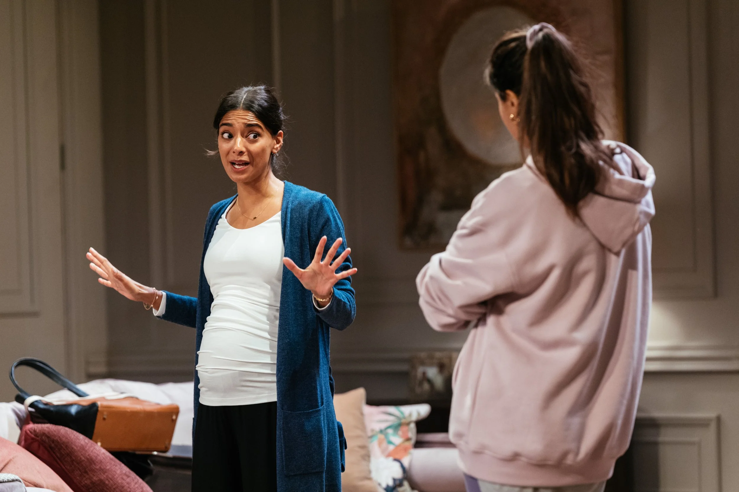 Dinita Gohil (Sangeeta) and Shelley Conn (Malicka) in The Estate at the National Theatre. Photographer NT Helen Murray_179.jpg