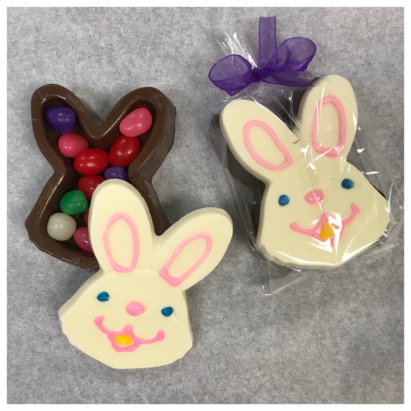 Easter Box Bunny Chocolate Box  or Cookie Box 