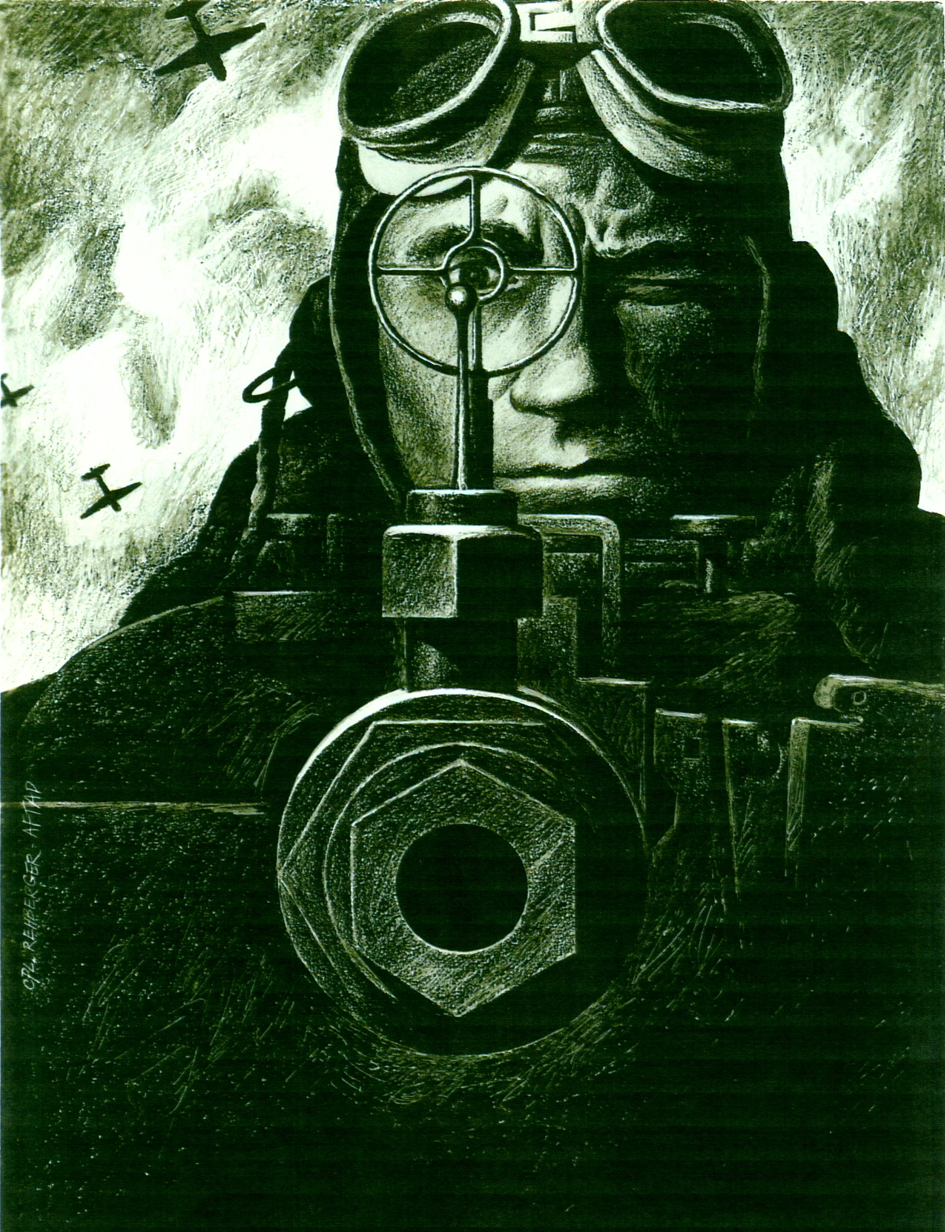 Title Unknown, 1943-1945 - Training Aids Division, AAF, WWII Illustrations & Format Branch, NYC