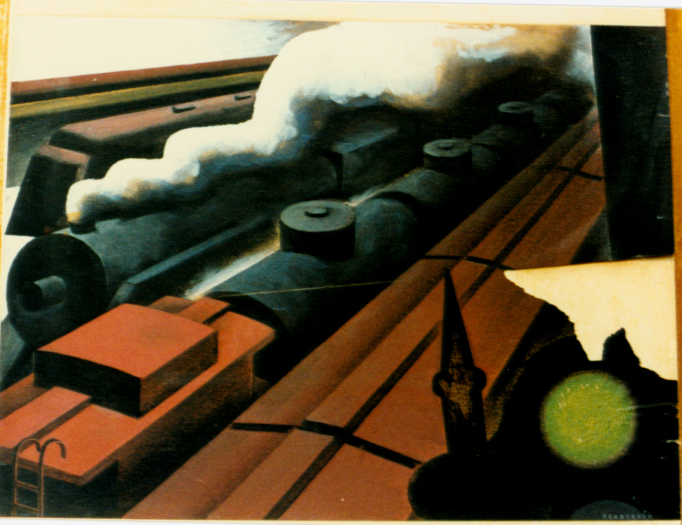 "Transportation - We Deliver - Size: 25 sq. ft. - Gustav Rehberger