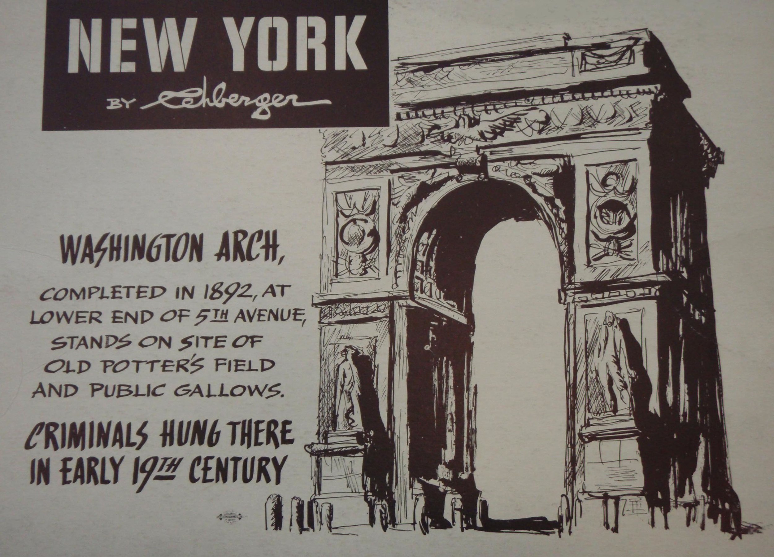 NEW YORK by REHBERGER  1948 #9   Subway Poster  - New York Subways Advertising Co..jpg