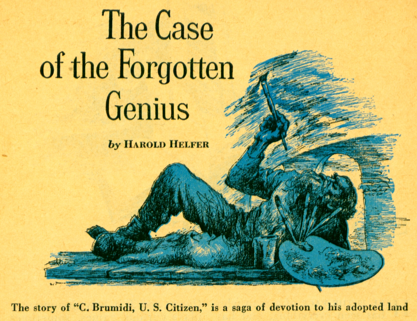 April 1952 - The Case of the Forgotten Genius  