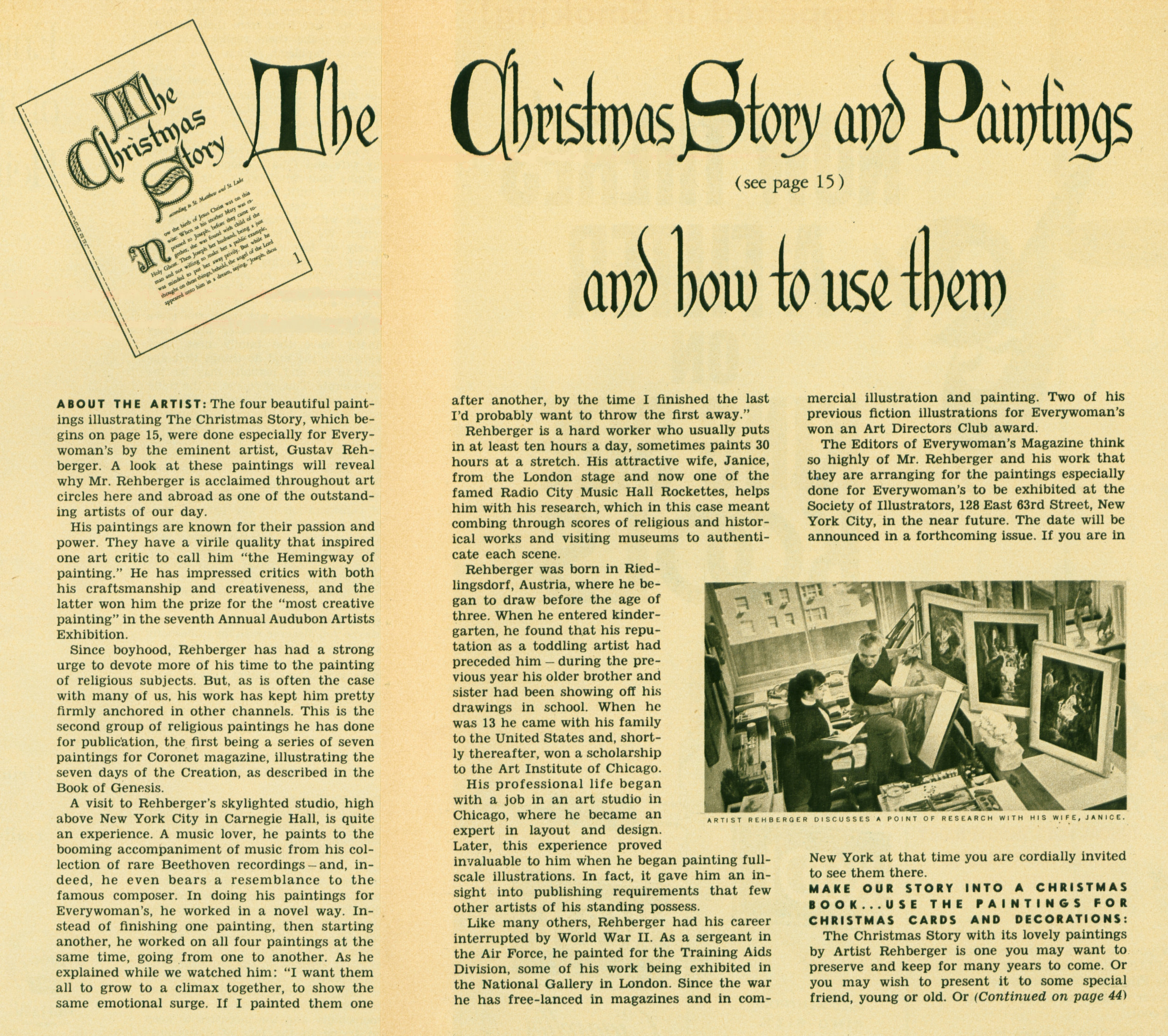 December 1956 -  The Christmas Story  
