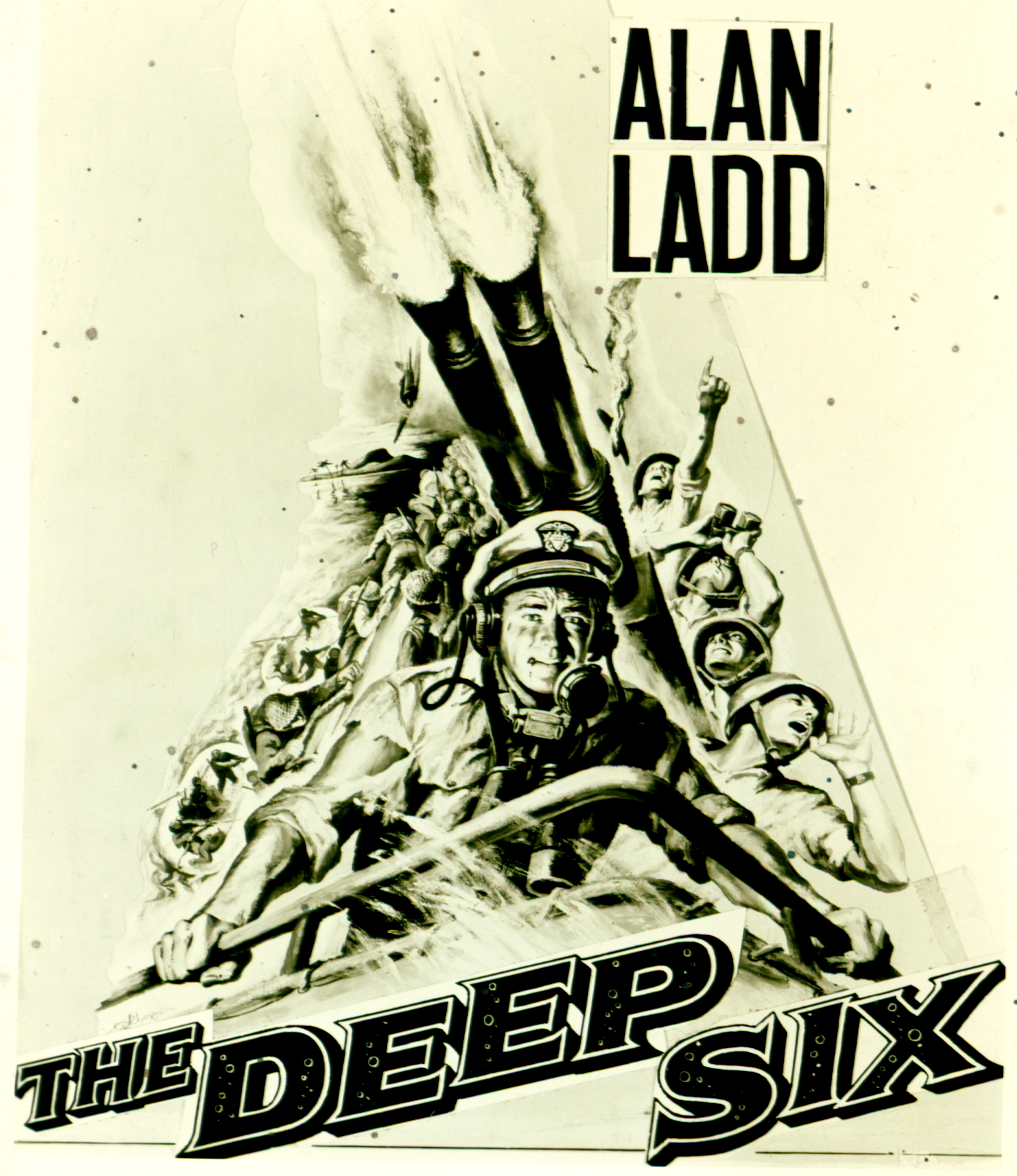 "THE DEEP SIX" starring Alan Ladd (Warner Bros.)
