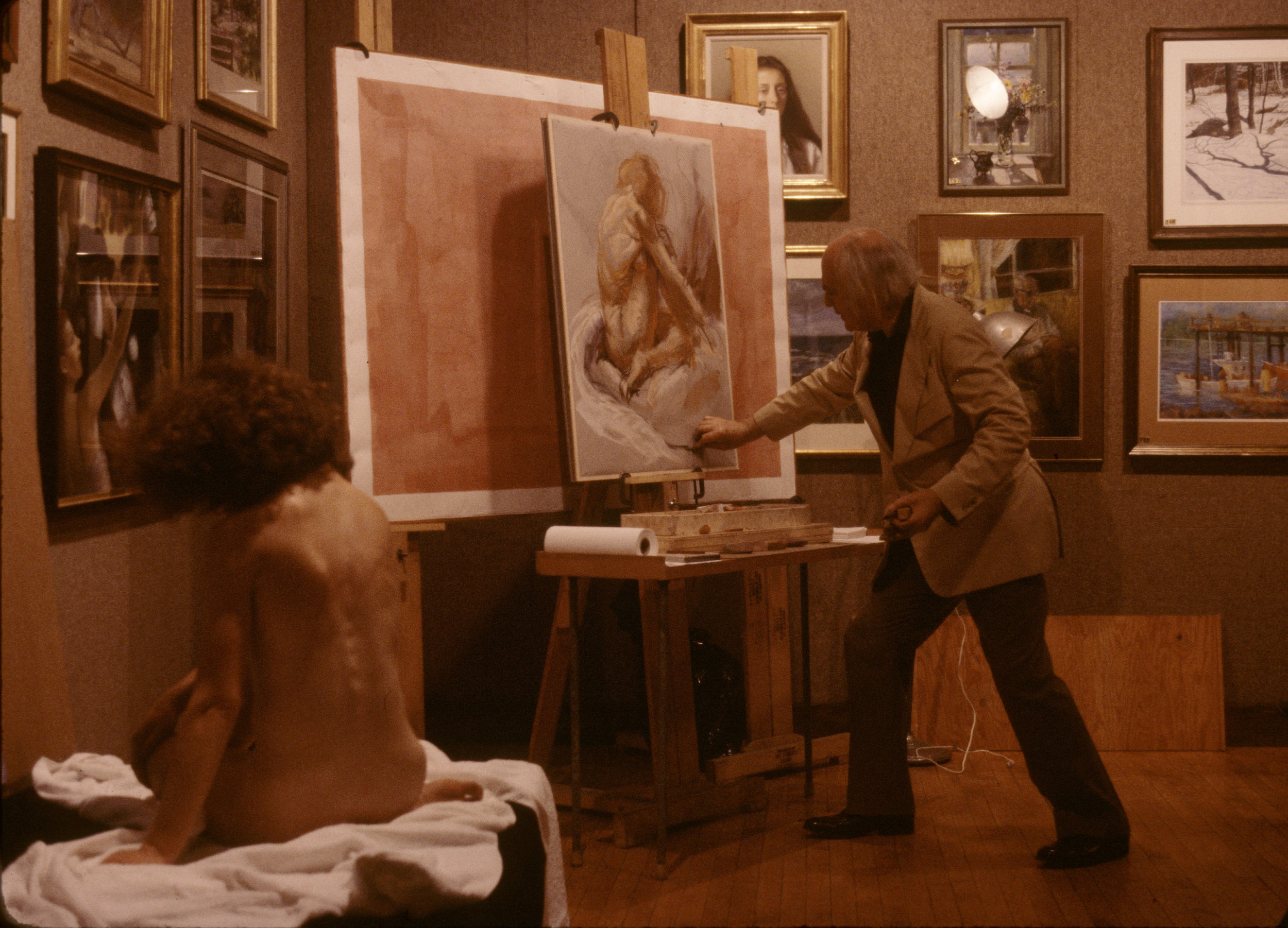 1981 #1a Pastel Society of America, Figure  Demonstration   Sept. 27, 1981 #1a.jpg