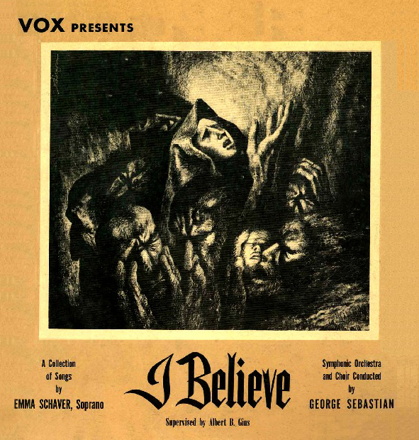 "I Believe" Album Cover, c. 1950