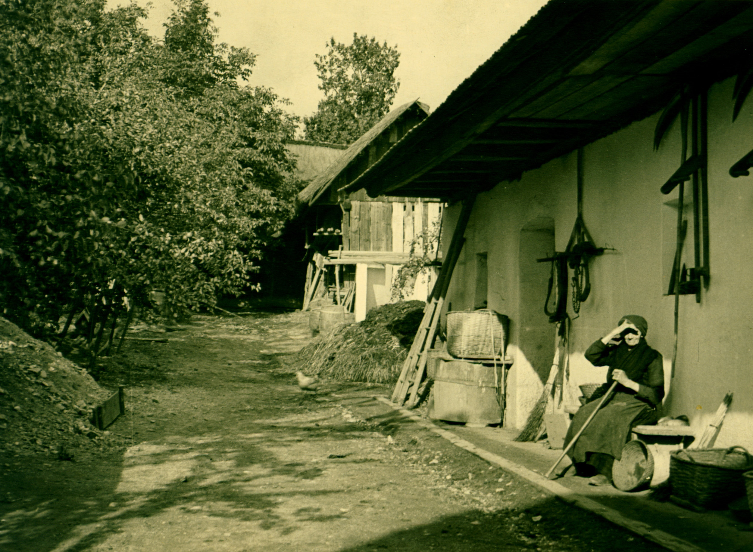 Theresia Piff, Gustav's maternal grandmother's house (Photo by Gustav Rehberger in 1937)