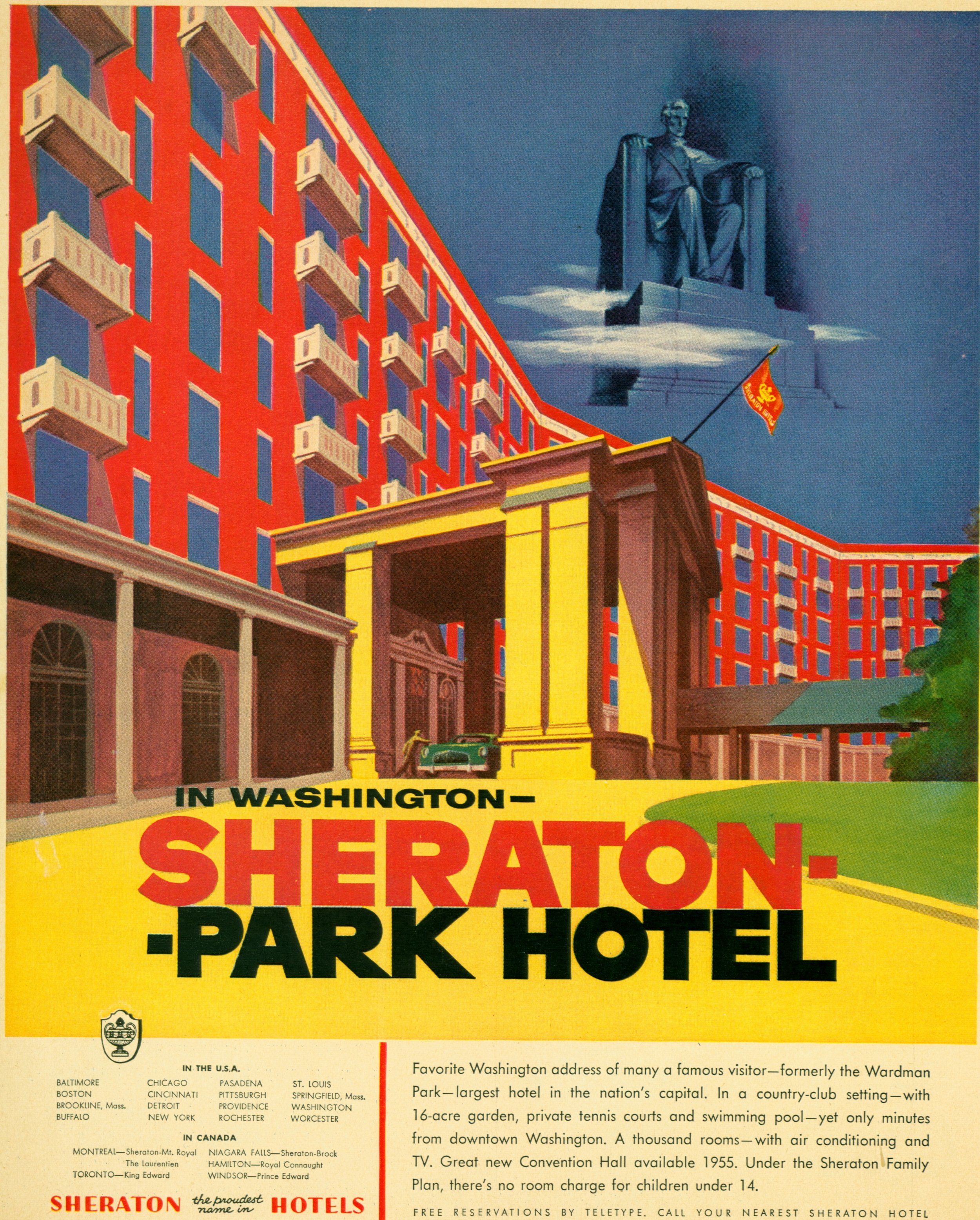 1954 - The Sheraton-Park Hotel in Washington D.C.