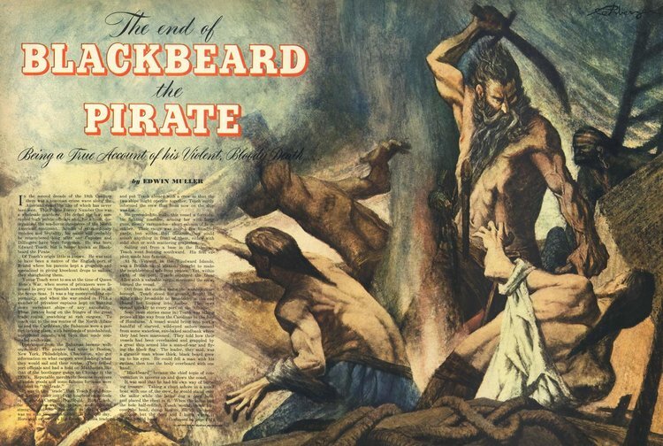 September 1950 - The End of Blackbeard the Pirate