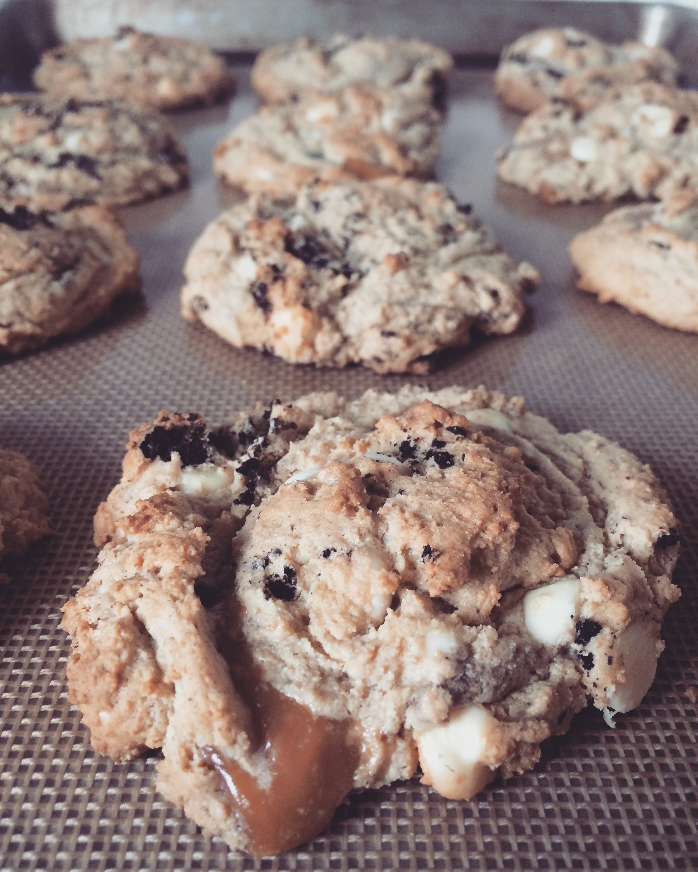 SALTED CARAMEL WHITE CHIP COOKIES