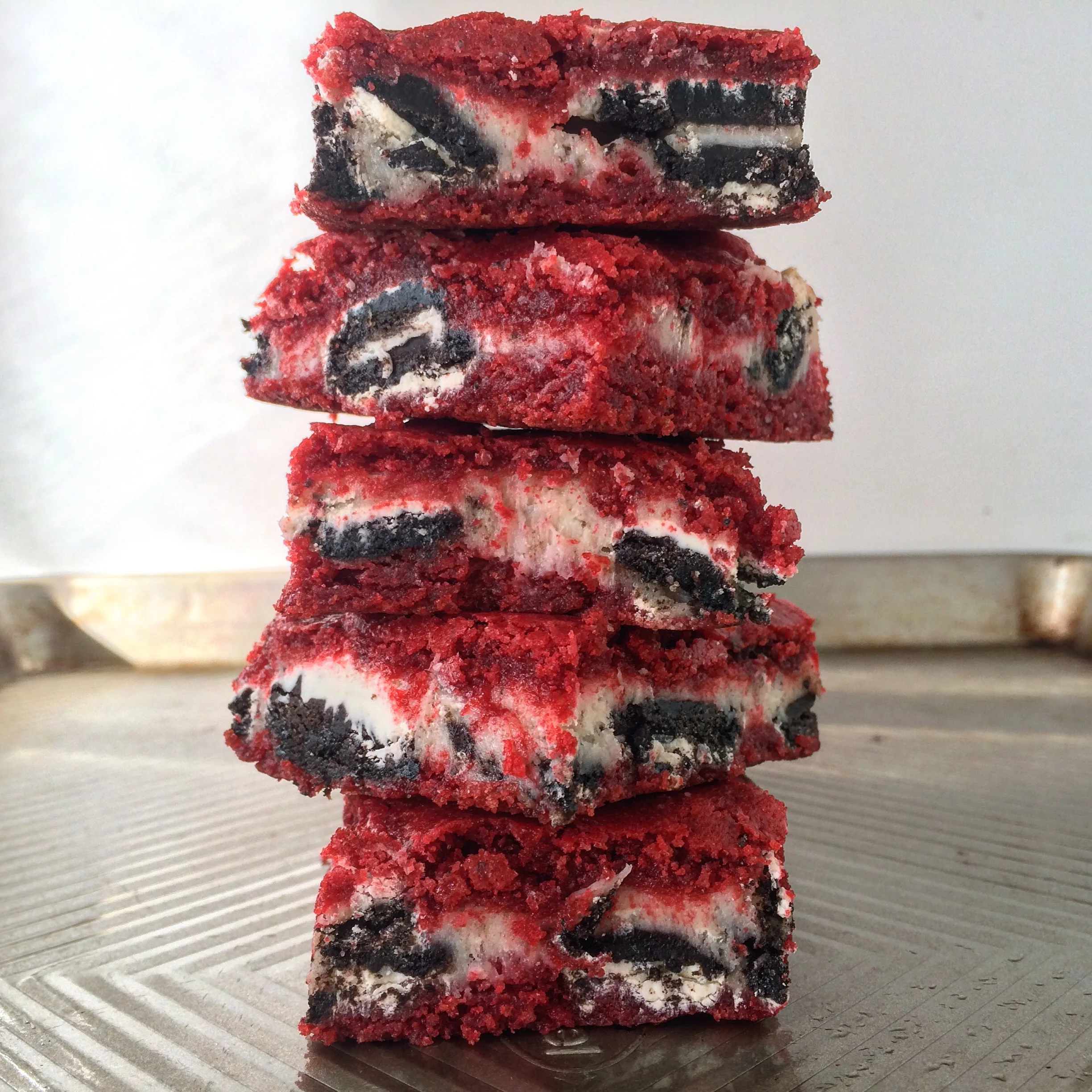 DIRTY RED VELVET BROWNIES