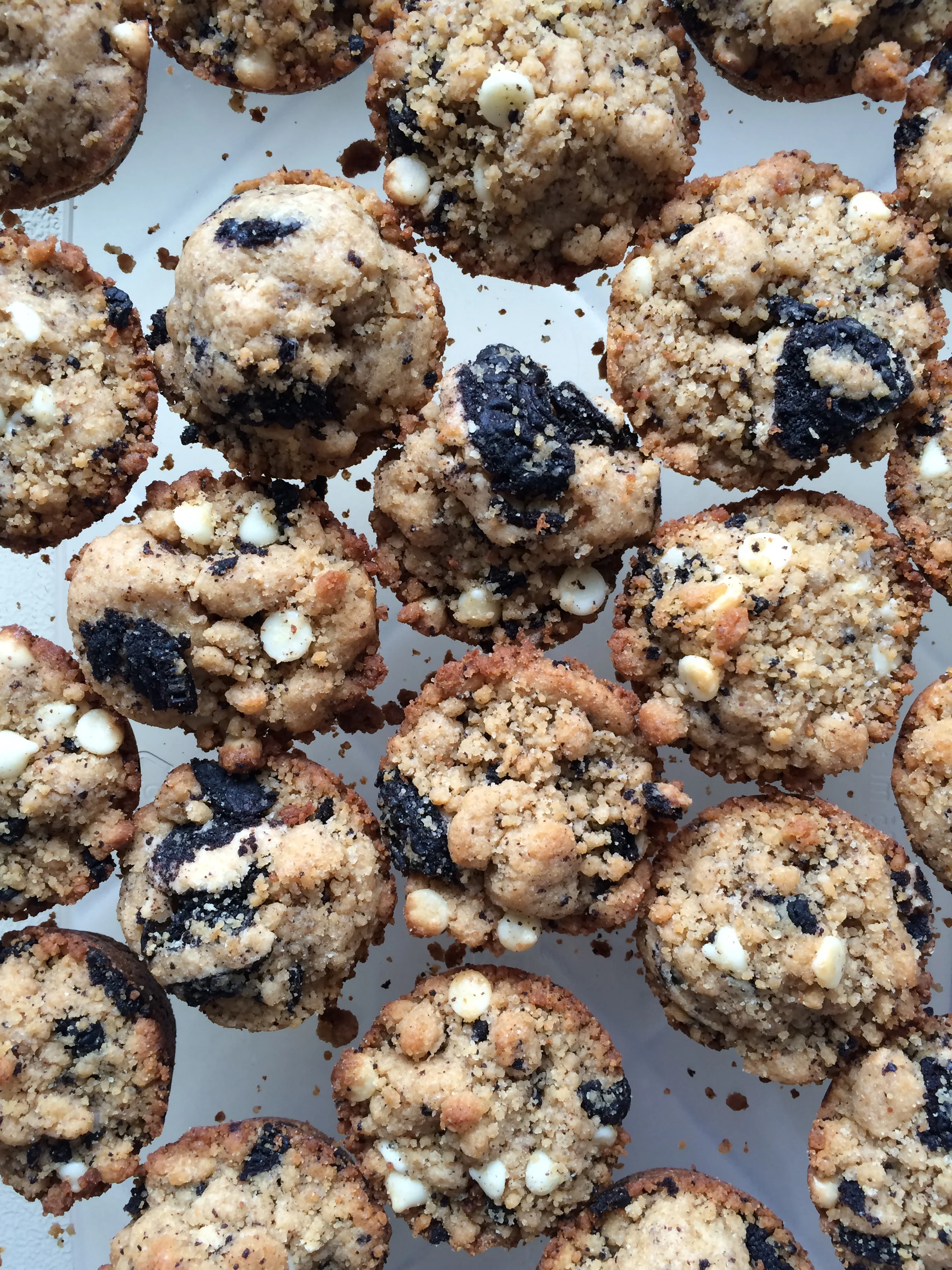 OREO PEANUT BUTTER WHITE CHIP CRUFFINS