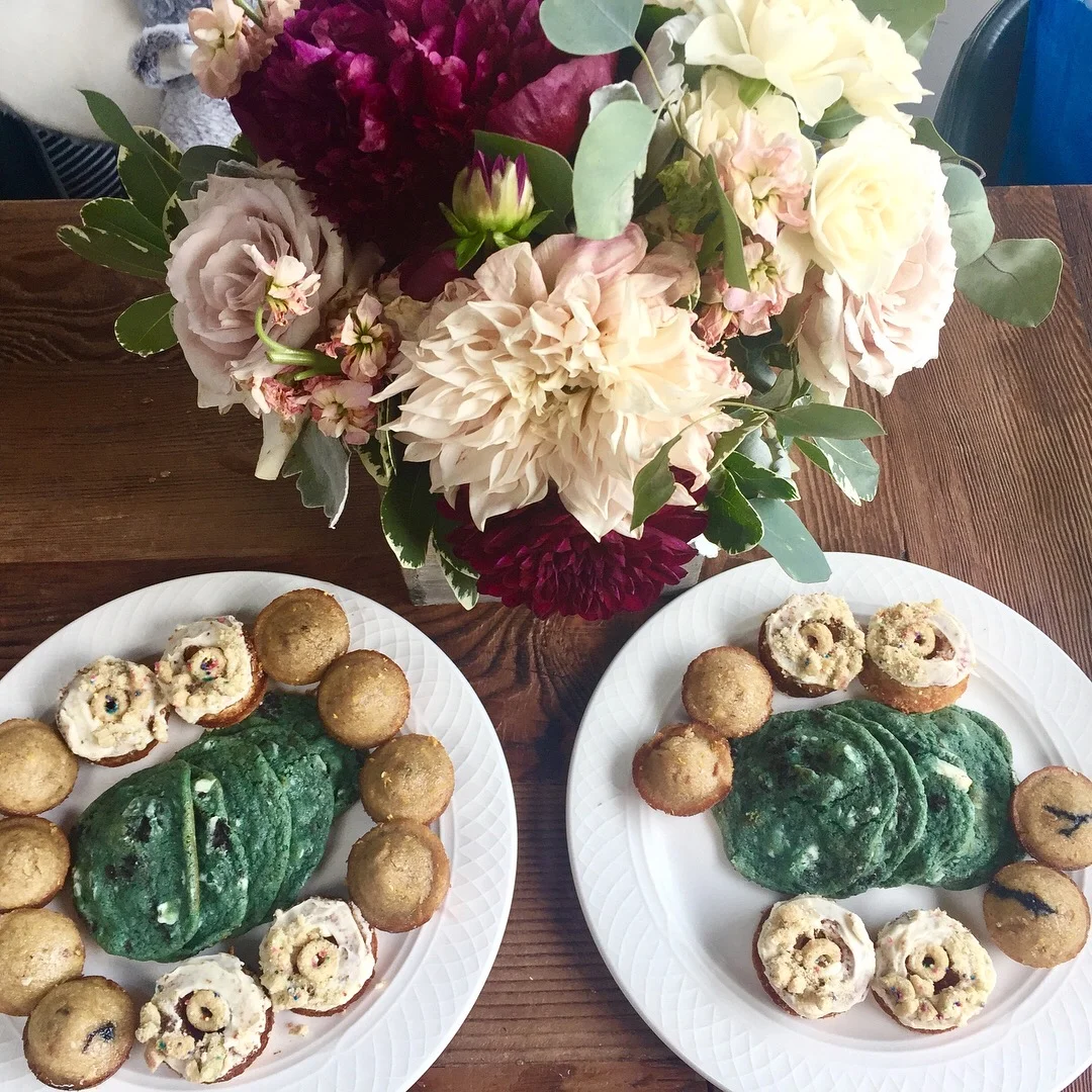 assorted cookies, baby donuts, and muffins for a baby shower .. @nicgarippo & @iananthonydale
