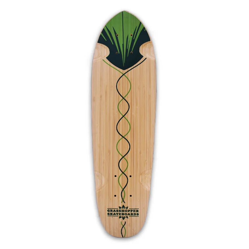 Grasshopper-Skateboard-Shortboard-Mini-cruiser-street-deck-bamboo-hemp-Green-pintail.jpg