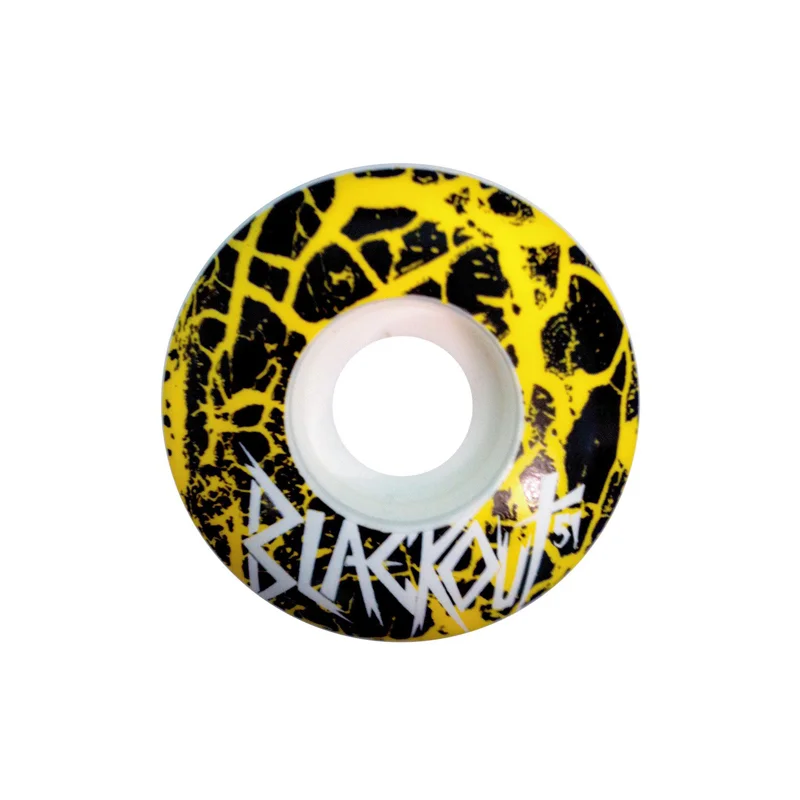 Blackout Broken Yellow 51mm Wheels
