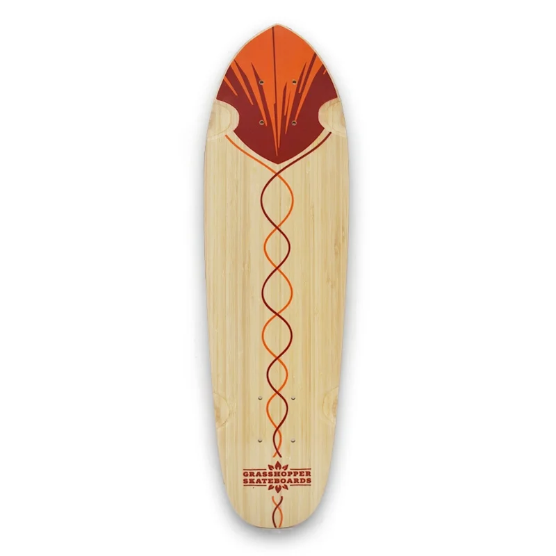Grasshopper-Skateboard-Shortboard-Mini-cruiser-street-deck-bamboo-hemp-Red-pintail.jpg