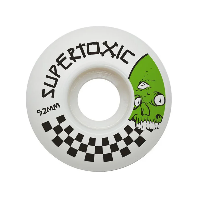 SUPER TOXIC LOCO GREEN SKULL 52mm Wheels (