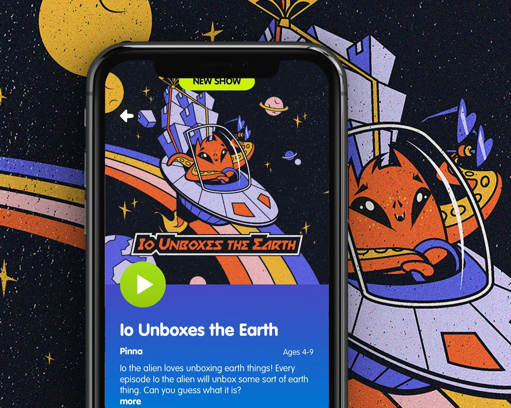 Io Unboxes the Earth Audiobook Art