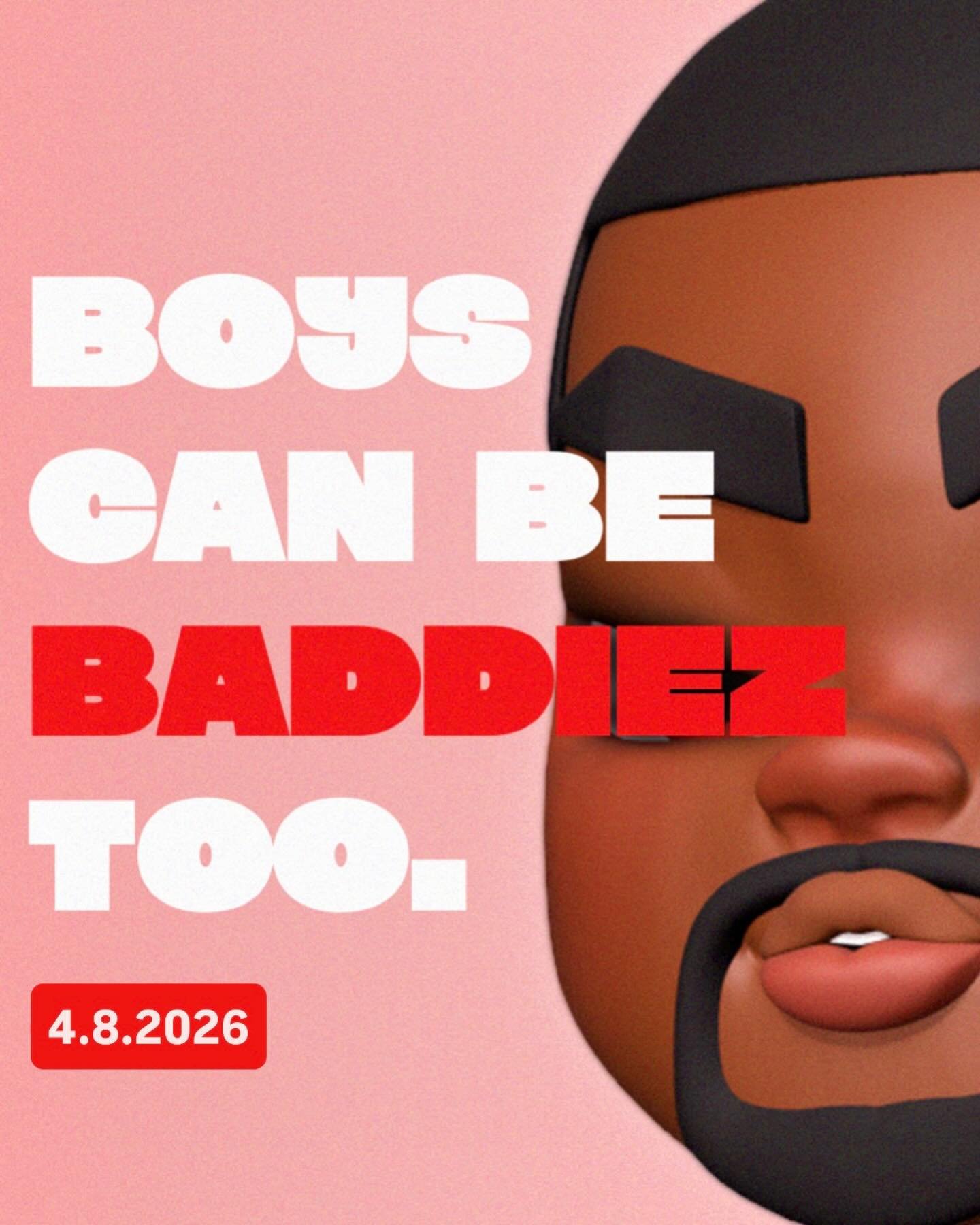 who is heeeee? 😋 first ever Baddiez boy will be revealed 4/8!! (I gotta finish his body before then and I might be in my stories asking for opinions cuz it&rsquo;s known I don&rsquo;t be drawing men often lolllll) #baddieverse #blenderartist