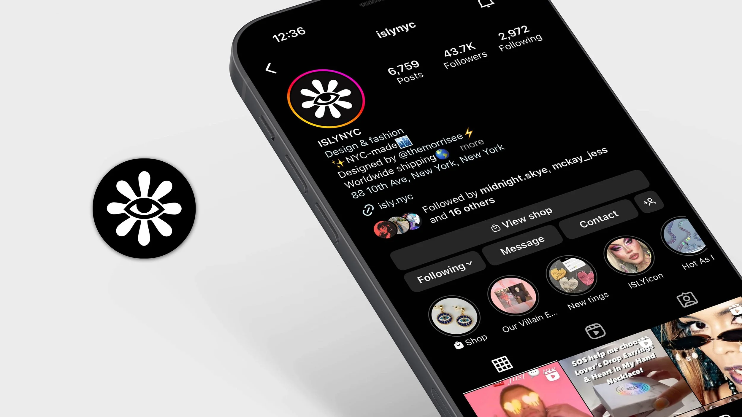 Icon Application in Social Media Presence