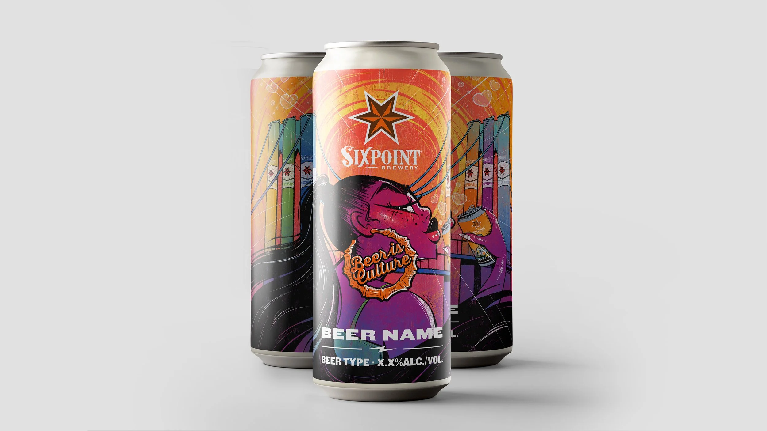 Winner of Second Place, Sixpoint Beer is Culture Can Design
