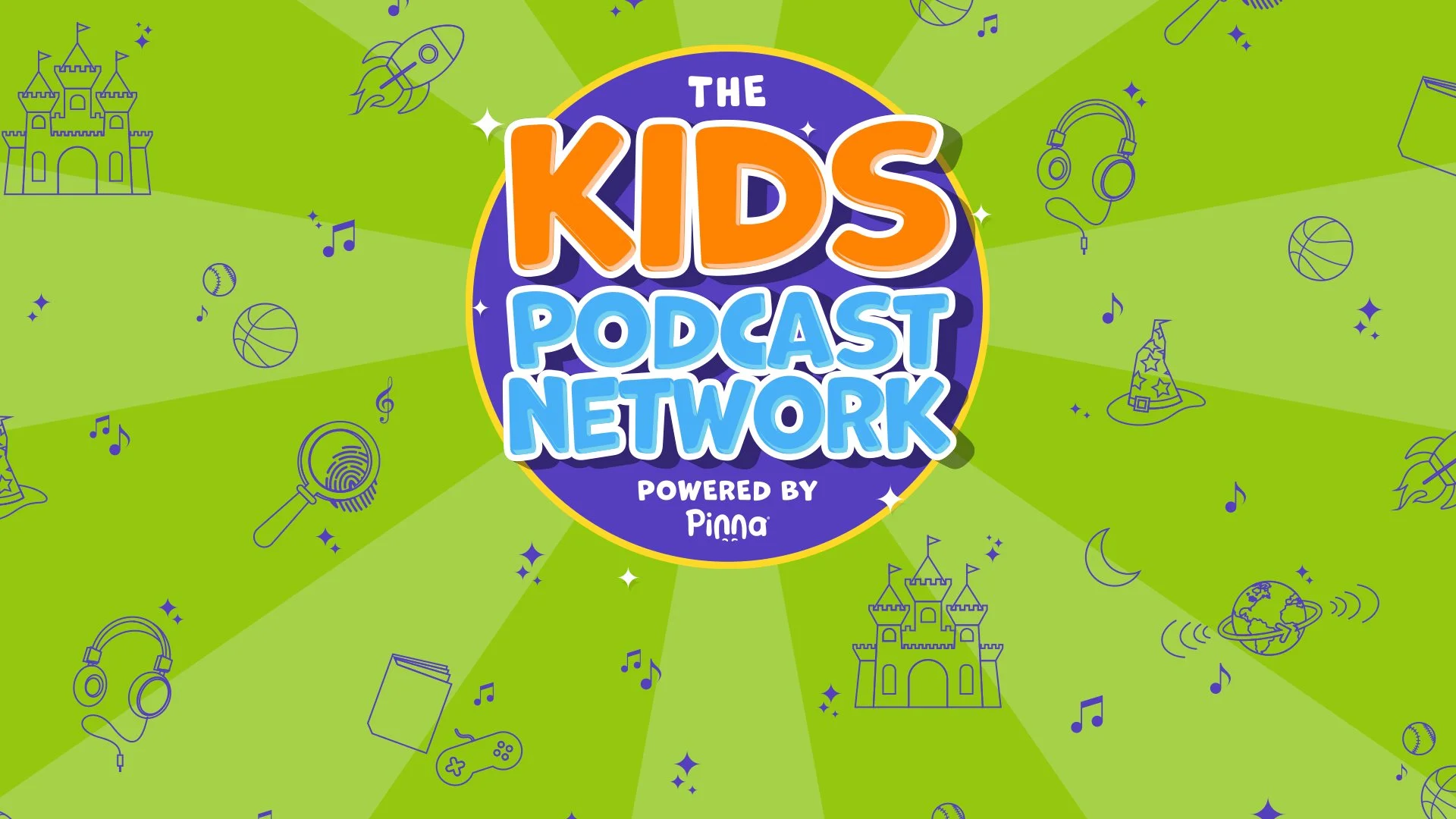 The Kids Podcast Network Logo and Main Header for Apple Podcasts