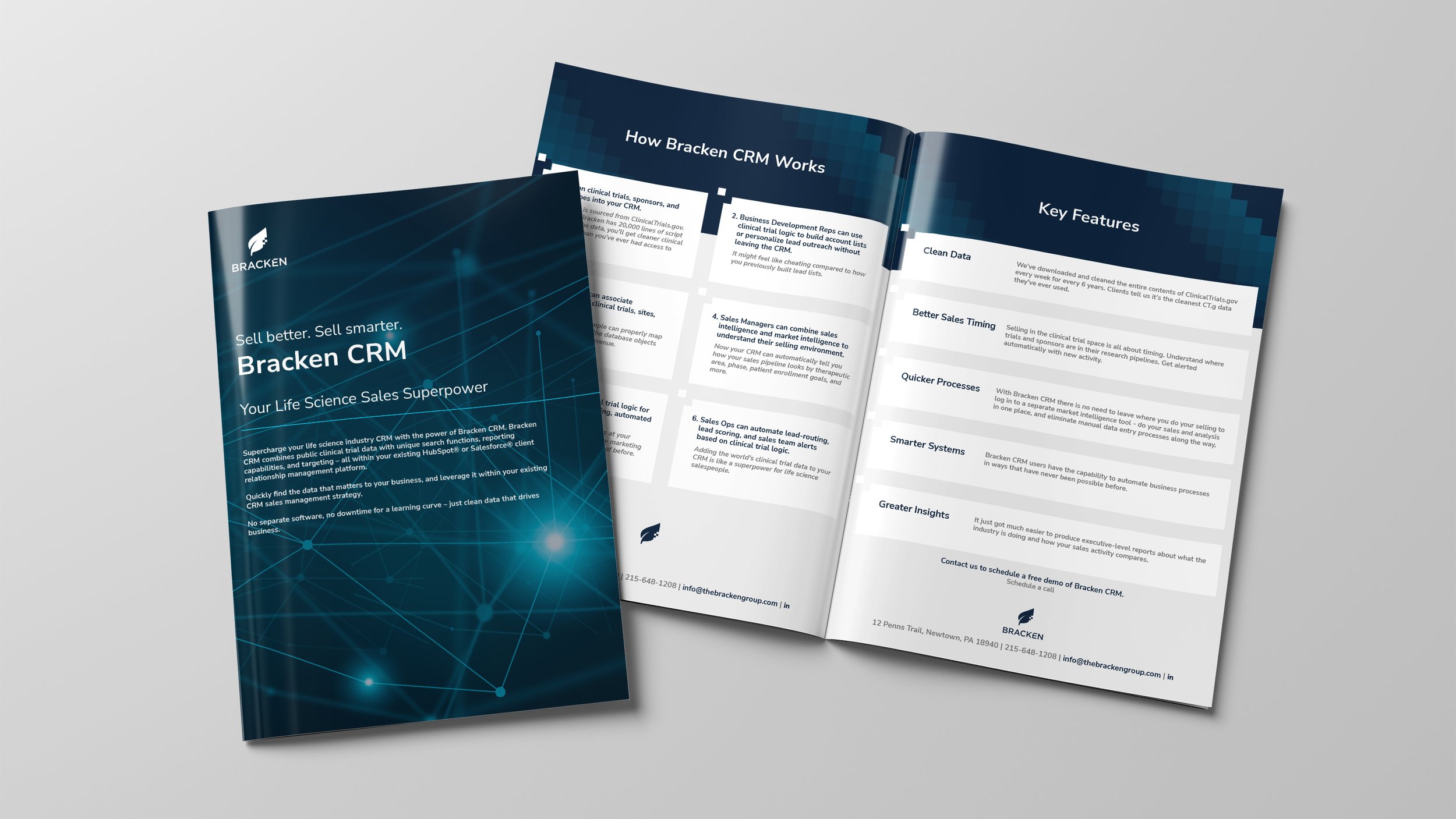 Case Study 2-Pager with developed branded design