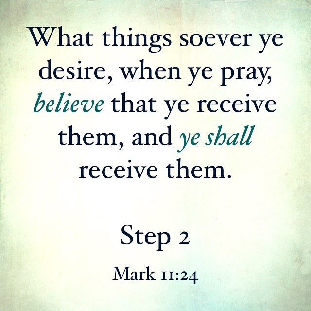 Step two is about believing that Christ can heal us. It goes with Step 7 also - ask and believe that He can and will remove our character defects.