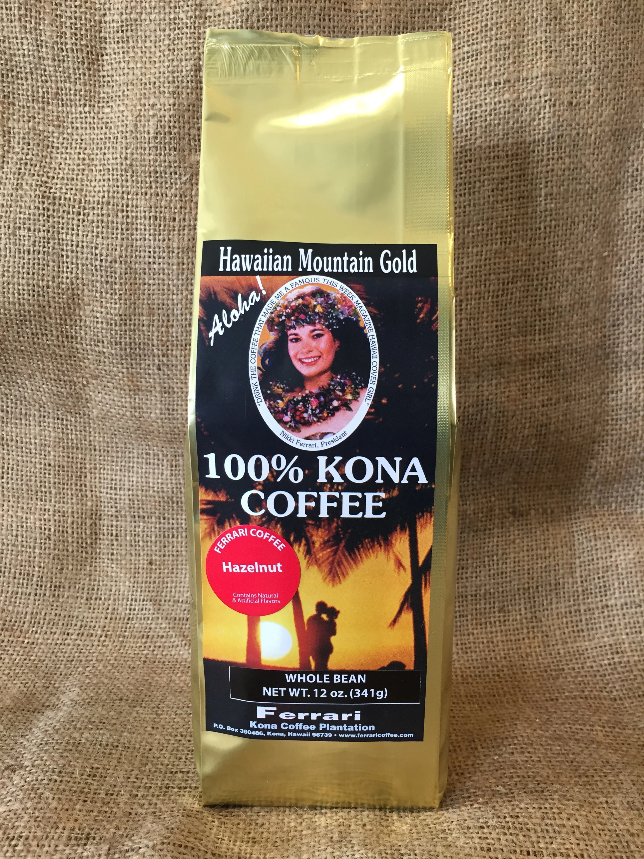 100% Kona Coffee Medium - select type - Whole Bean or Ground