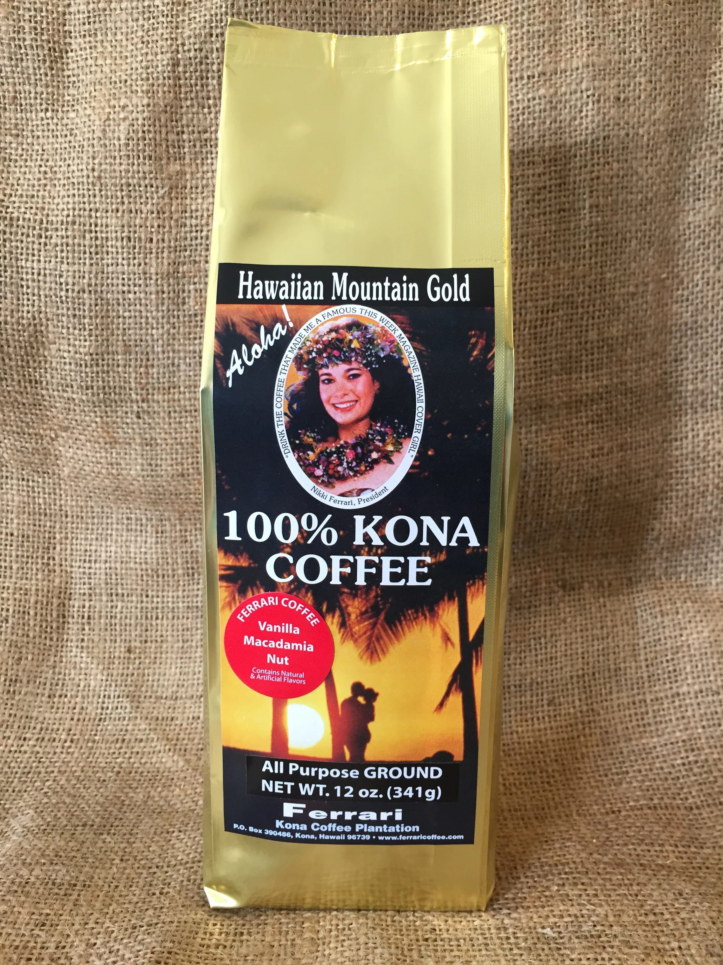 100 Kona Coffee Flavors Vanilla, Chocolate, Hazelnut. select type