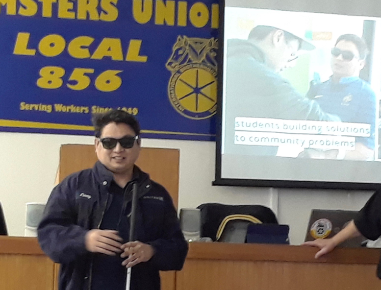 SFOPV Technician Jimmy Uharriet attends the February Craft Meeting