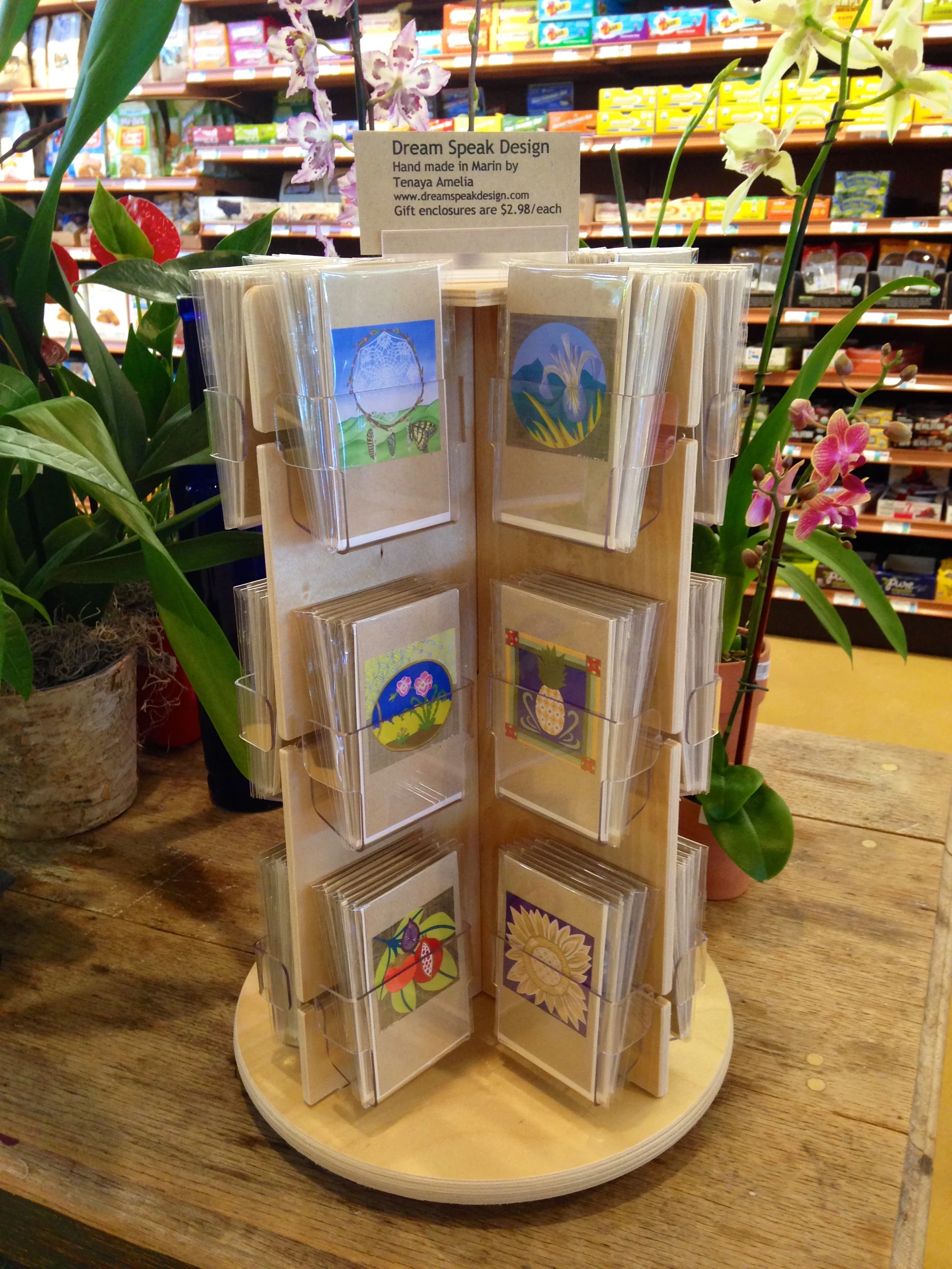 Cards @ Good Earth Natural Foods in Fairfax, CA