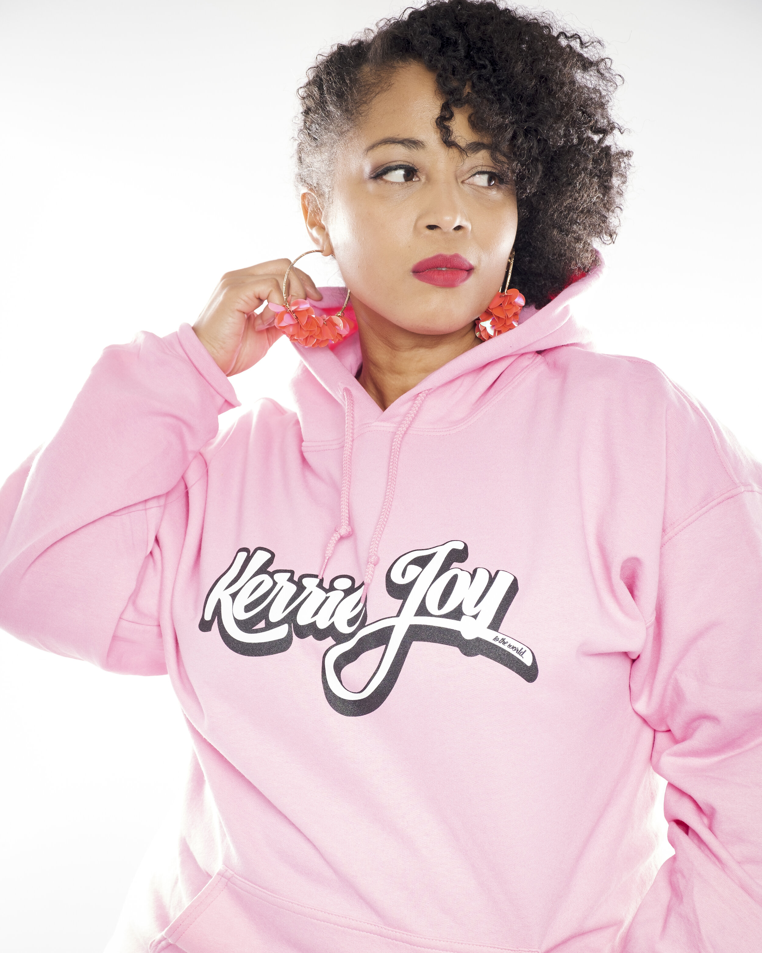 'Joy to the World'- Hoodie Pink