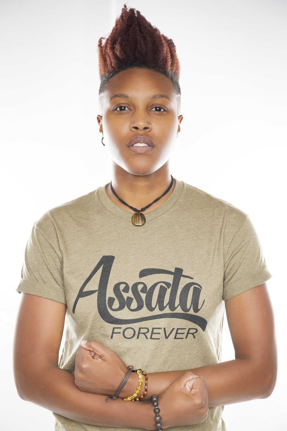 Assata Forever T-Shirt- Green
