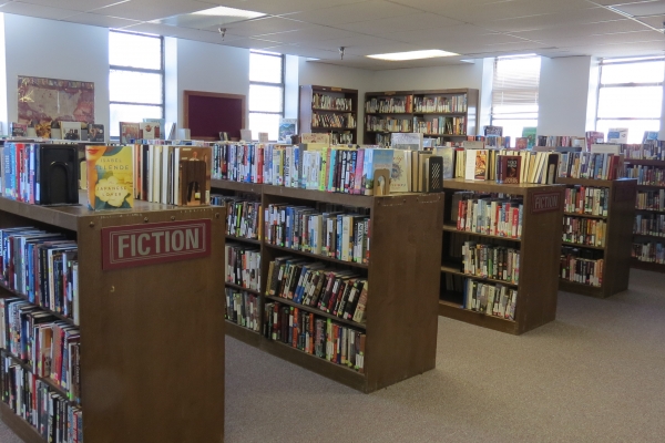 The library at Fort Lyon. (Credit: Colorado Coalition for the Homeless)
