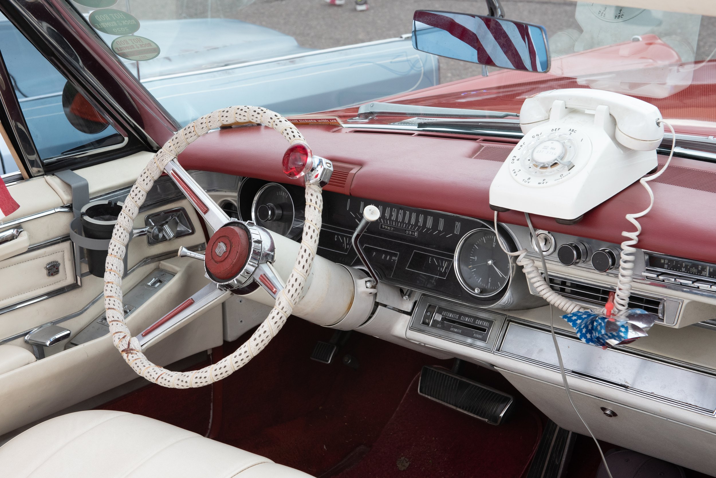  Photo: Adrian Michael  1967 Cadillac Coupe de Ville interior. 