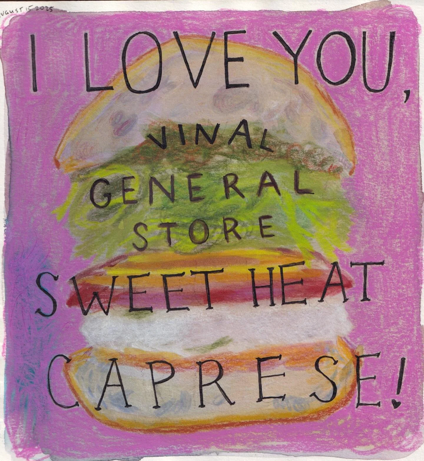 in an LDR with the @vinalgeneral Sweet Heat Caprese 💌

Had the perfect Boston weekend with lots of local dining (I survived No Restaurant July 💪), doing the MOST on the disco dancefloor at @fishermansfeastboston (should I share a video&hellip;?), s