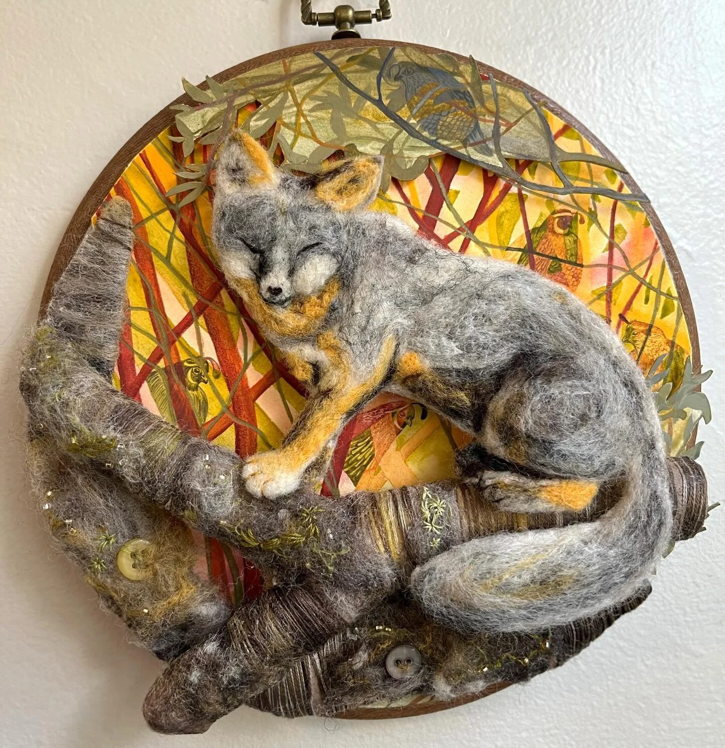 Here&rsquo;s my latest work, California Quail at Giacomini Wetlands! 🍂 Made on residency at @bischoffinn and inspired by a nature encounter in Point Reyes Station, CA. 

Here&rsquo;s a bit about it: 

Traveling for about four months of the year, I h